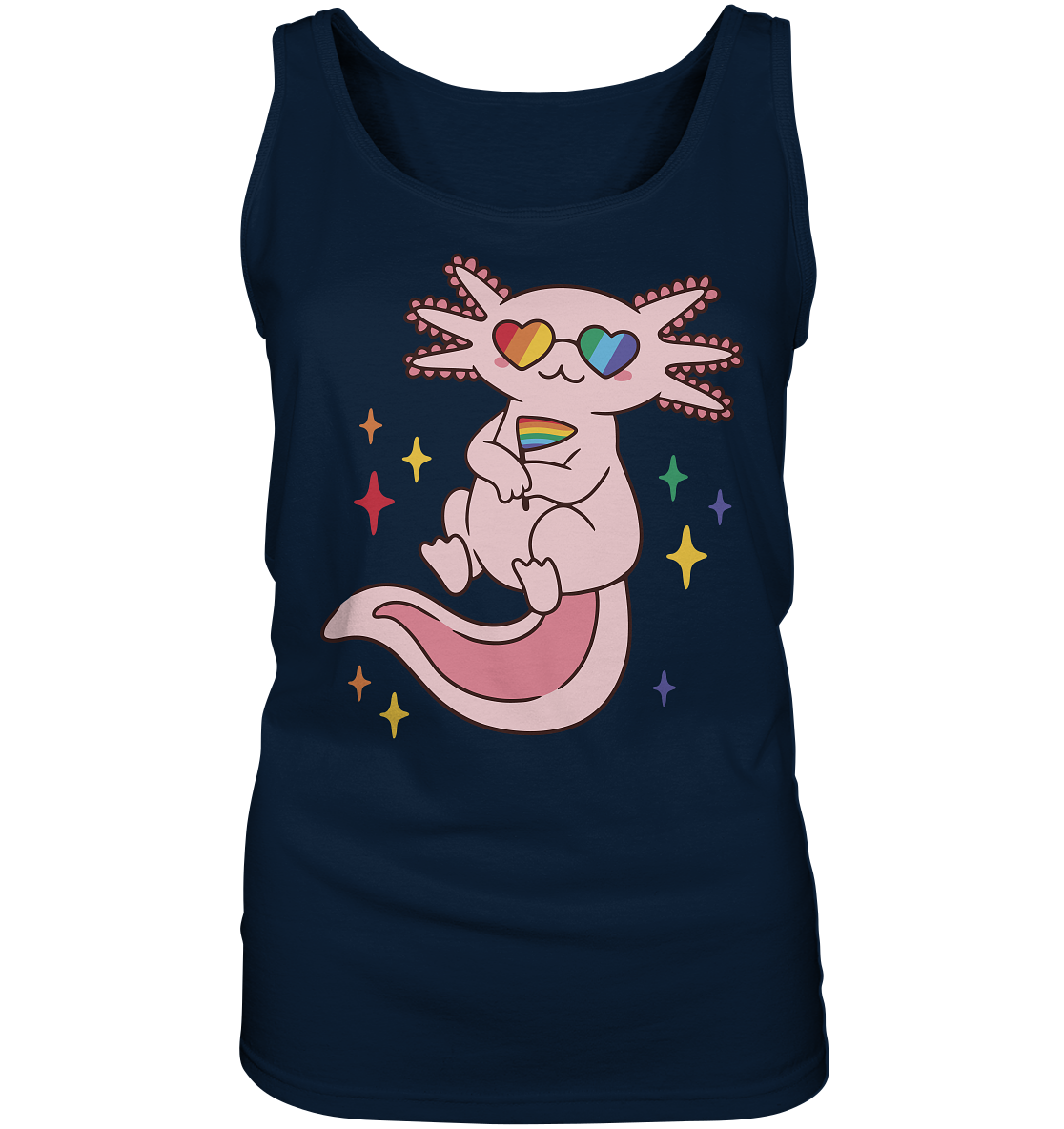 Big Pride Axolotl “Frauen” Tank-Top