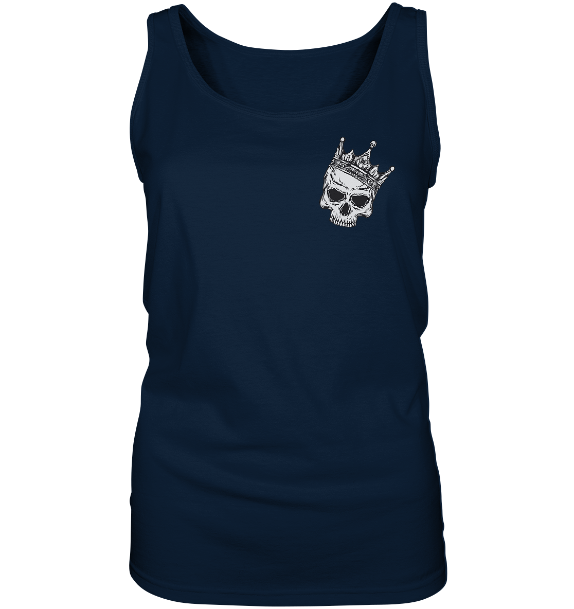 Eat the Rich "Skull Edition" Backprint - Ladies Tank-Top