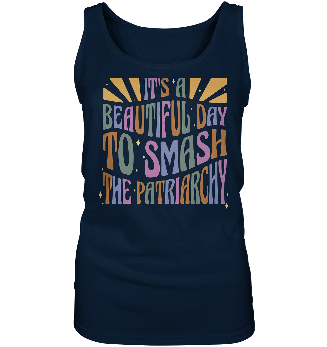 It's a Beautiful Day to Smash the Patriarchy “Frauen” Tank-Top