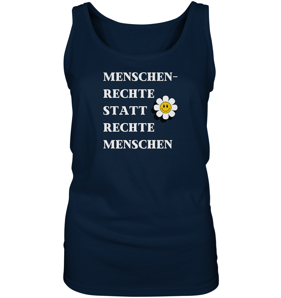 Menschenrechte statt rechte Menschen - Ladies Tank-Top