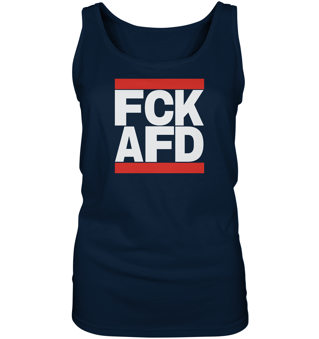 FCK AFD (weiße Schrift) - “Frauen” Tank-Top