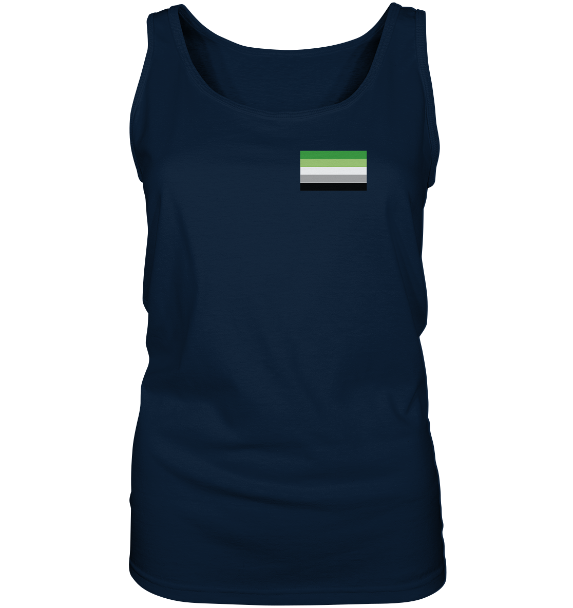 Aromantic Pride Flag “Frauen” Tank-Top