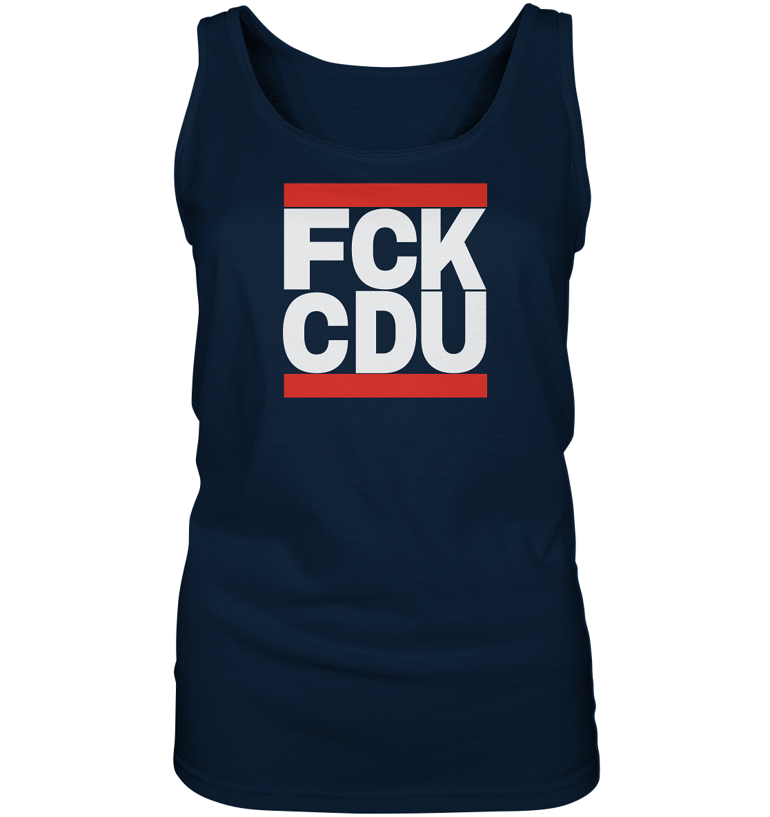 FCK CDU (weiße Schrift) - Ladies Tank-Top