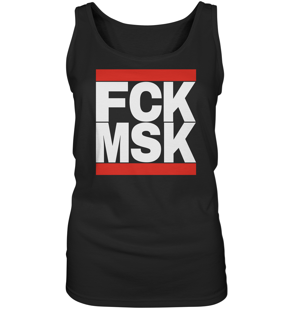 FCK MSK (weiße Schrift) - “Frauen” Tank-Top