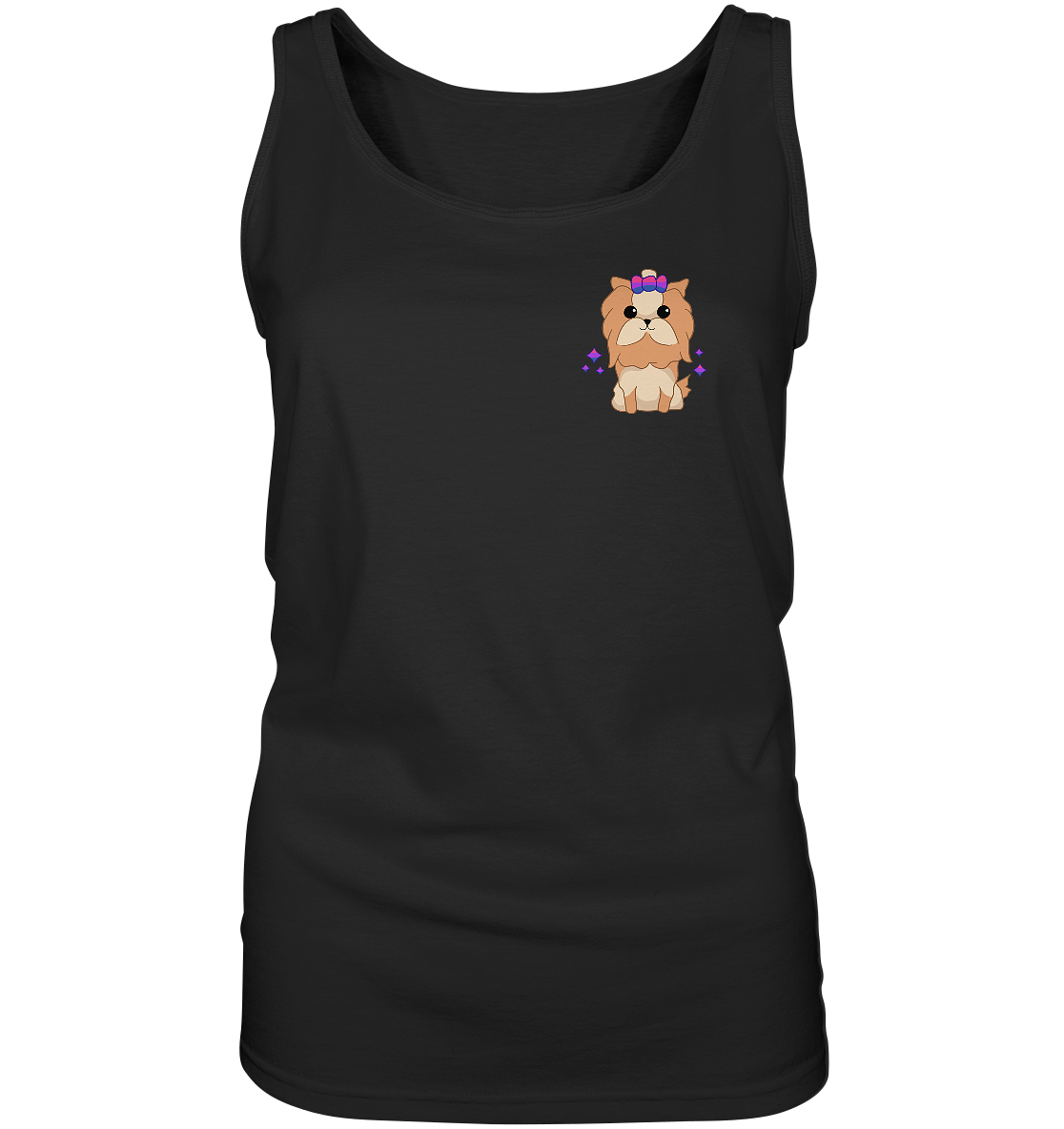 Cute Bisexual Dog “Frauen” Tank-Top