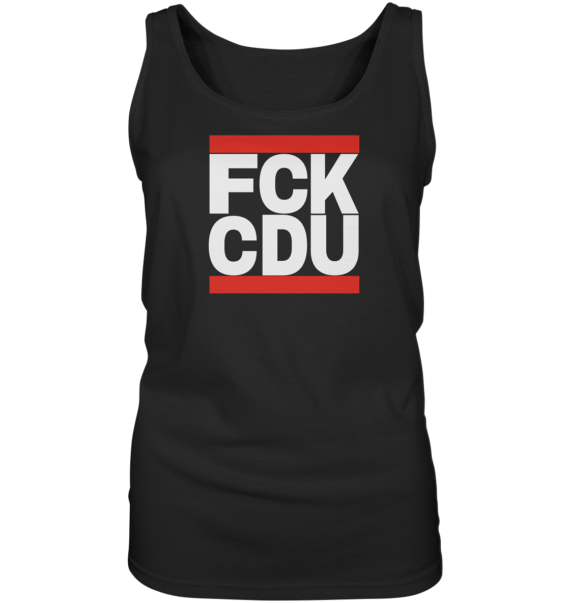 FCK CDU (weiße Schrift) - Ladies Tank-Top