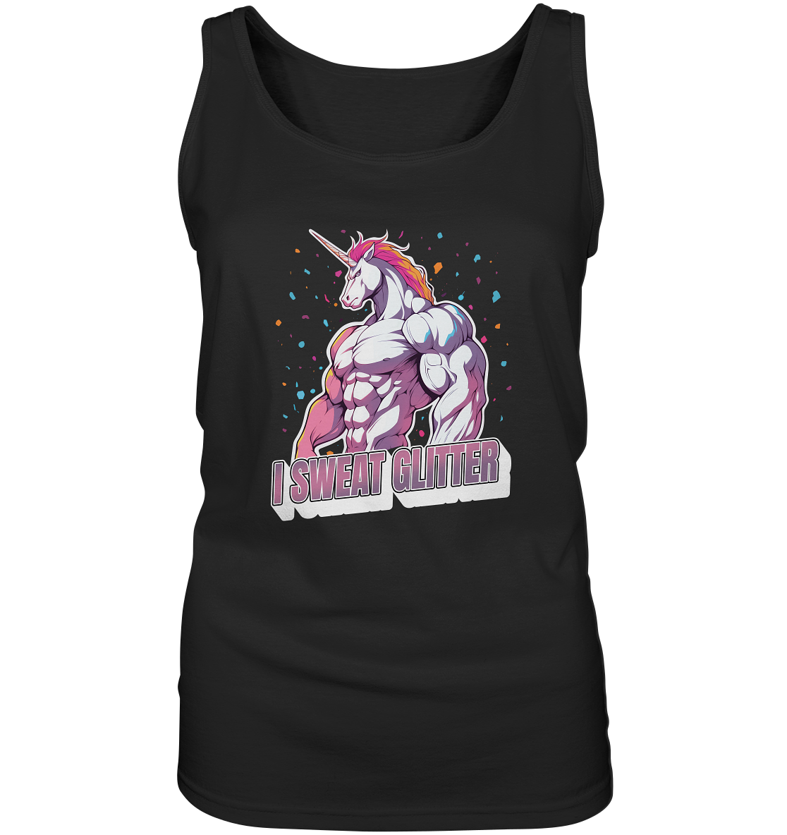 I sweat Glitter - Ladies Tank-Top