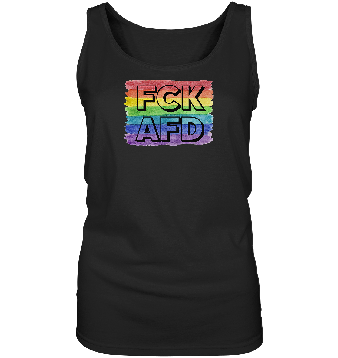 FCK AFD "Rainbow Resistance Edition" - Ladies Tank-Top