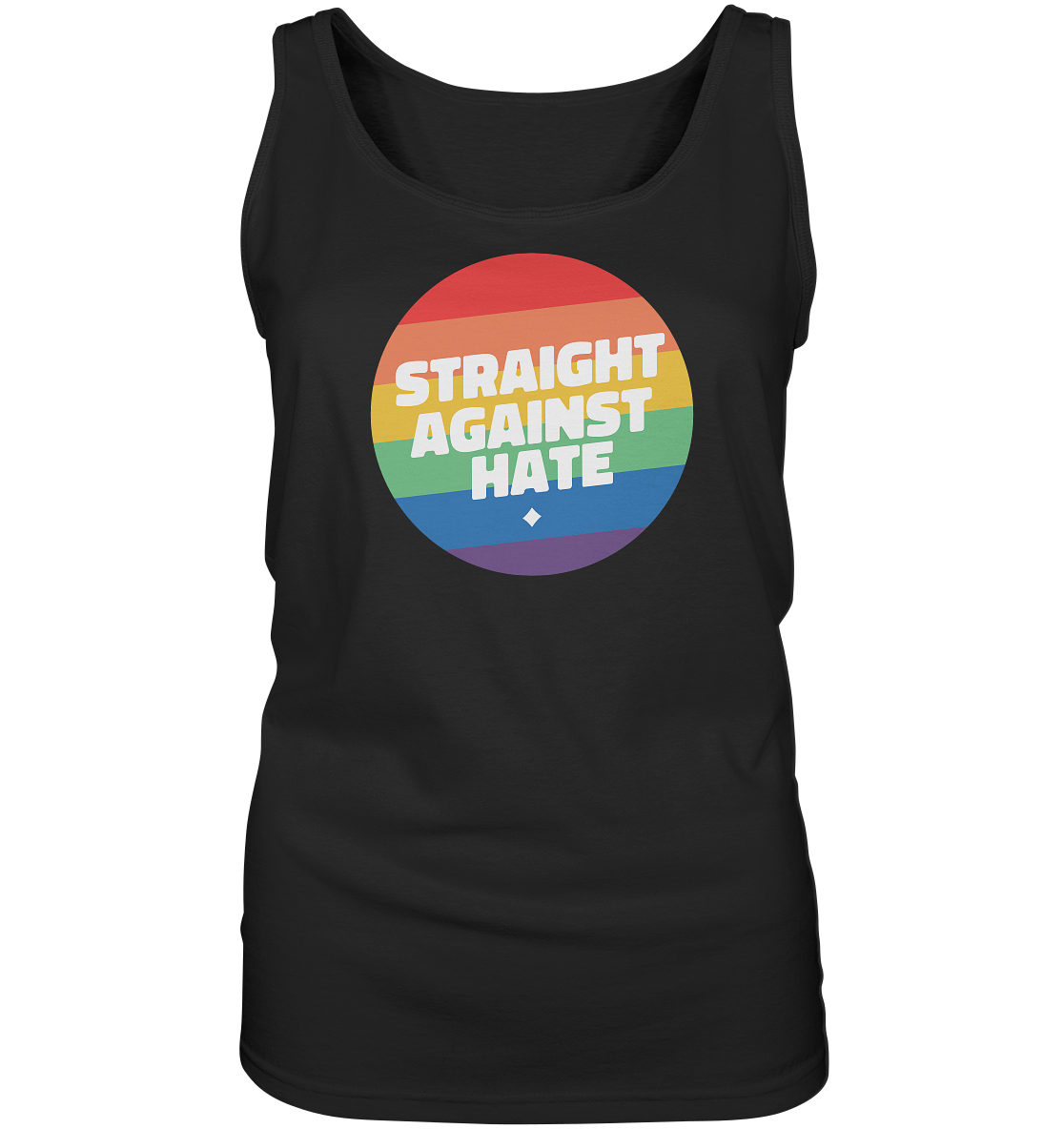 Straight Against Hate Badge “Frauen” Tank-Top