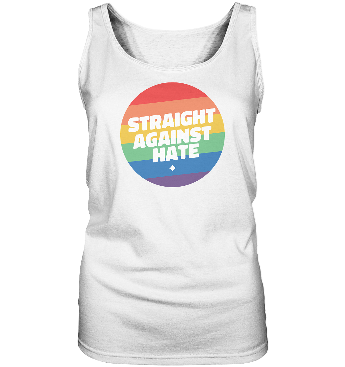 Straight Against Hate Badge “Frauen” Tank-Top