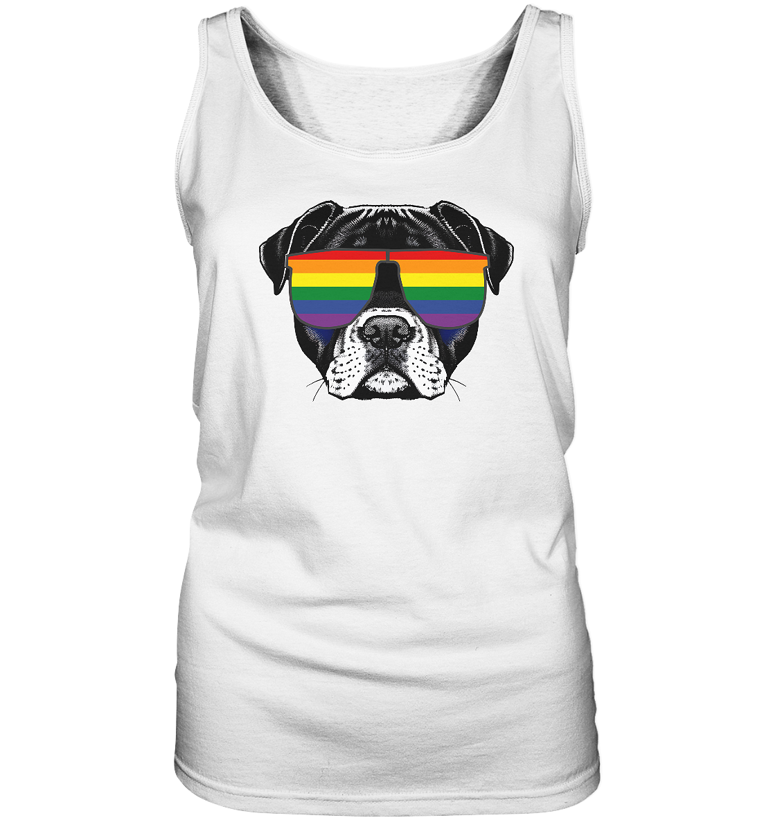 Regenbogen Doggo - Ladies Tank-Top