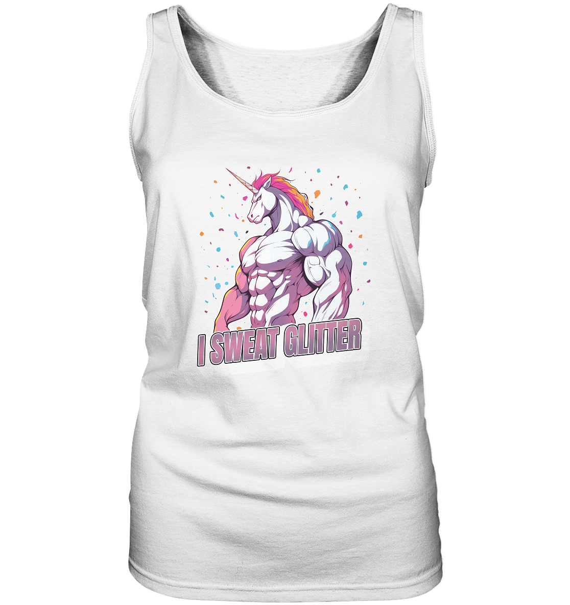 I sweat Glitter - Ladies Tank-Top