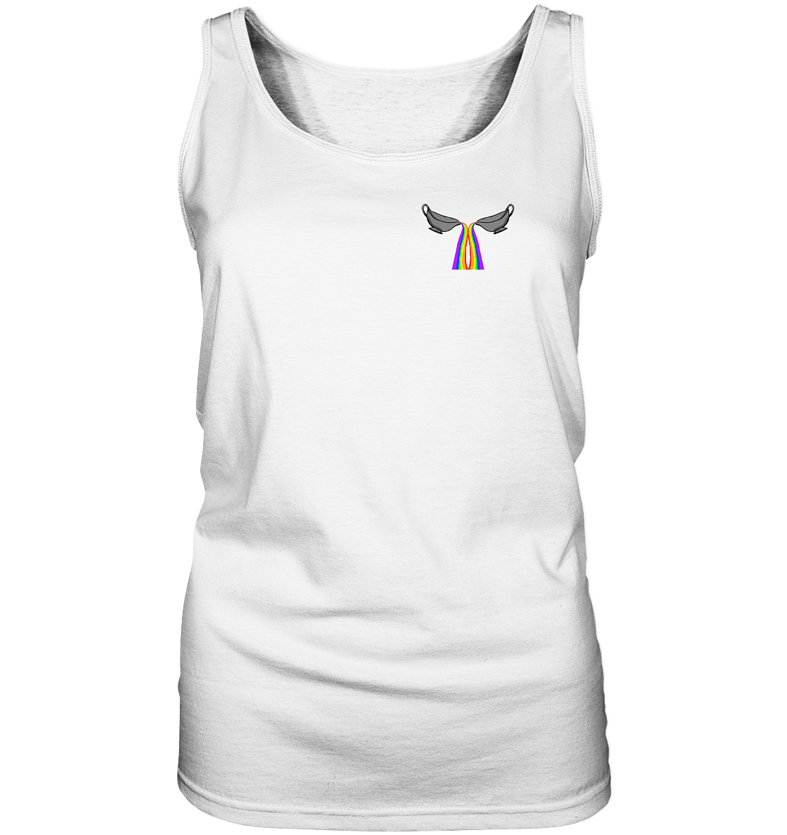 Regenbogen-Soße Twin Edition “Frauen” Tank-Top