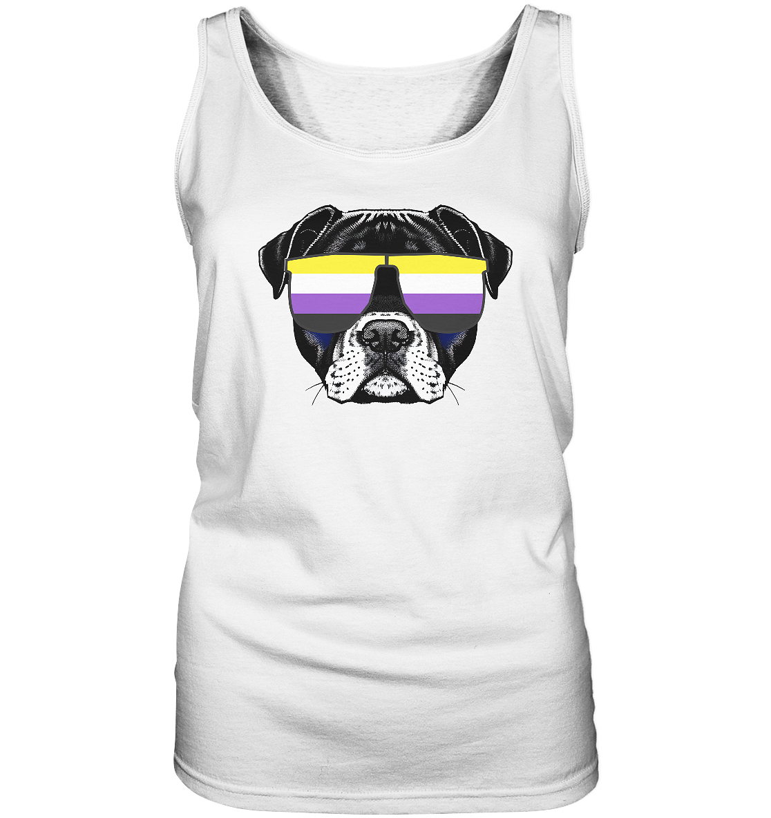 Nonbinary Doggo - Ladies Tank-Top