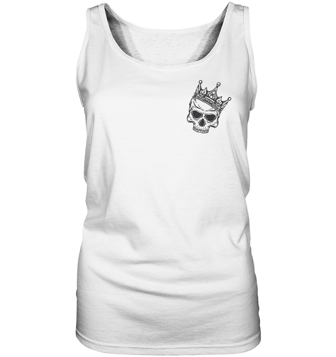 Eat the Rich "Skull Edition" Backprint - Ladies Tank-Top