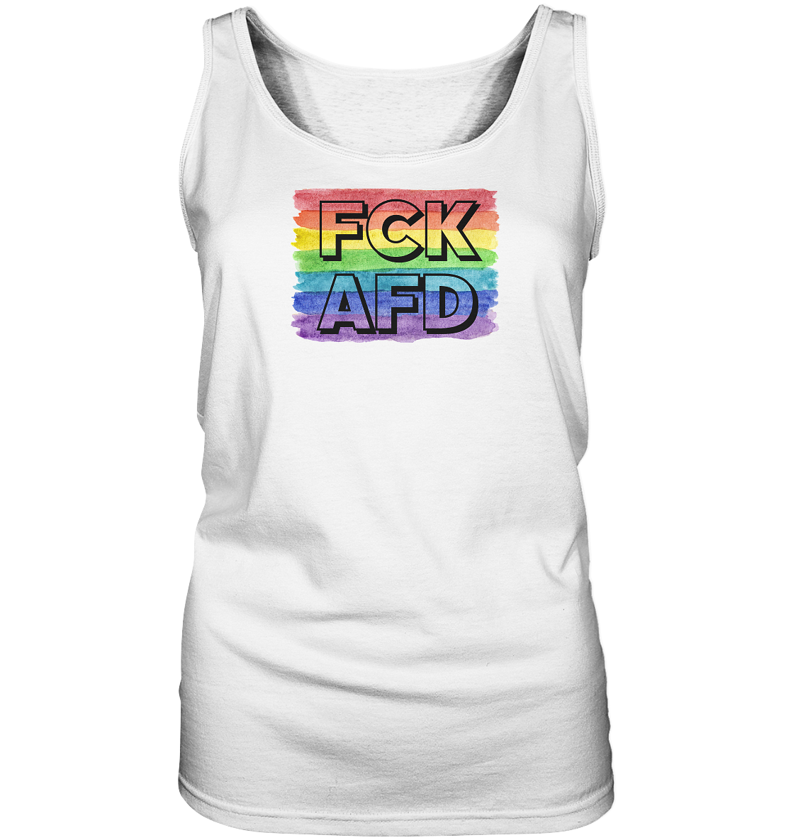 FCK AFD "Rainbow Resistance Edition" - Ladies Tank-Top