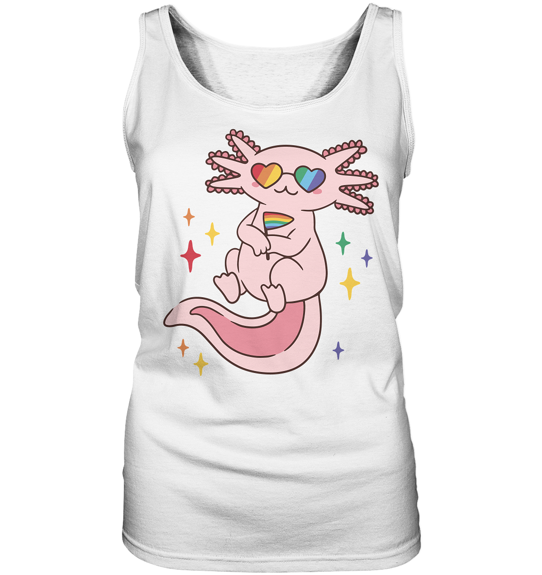 Big Pride Axolotl “Frauen” Tank-Top