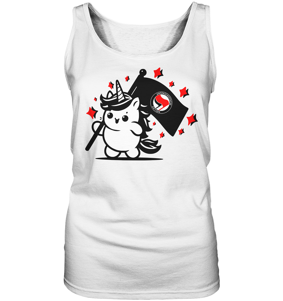 Einhorn Antifa “Frauen” Tank-Top