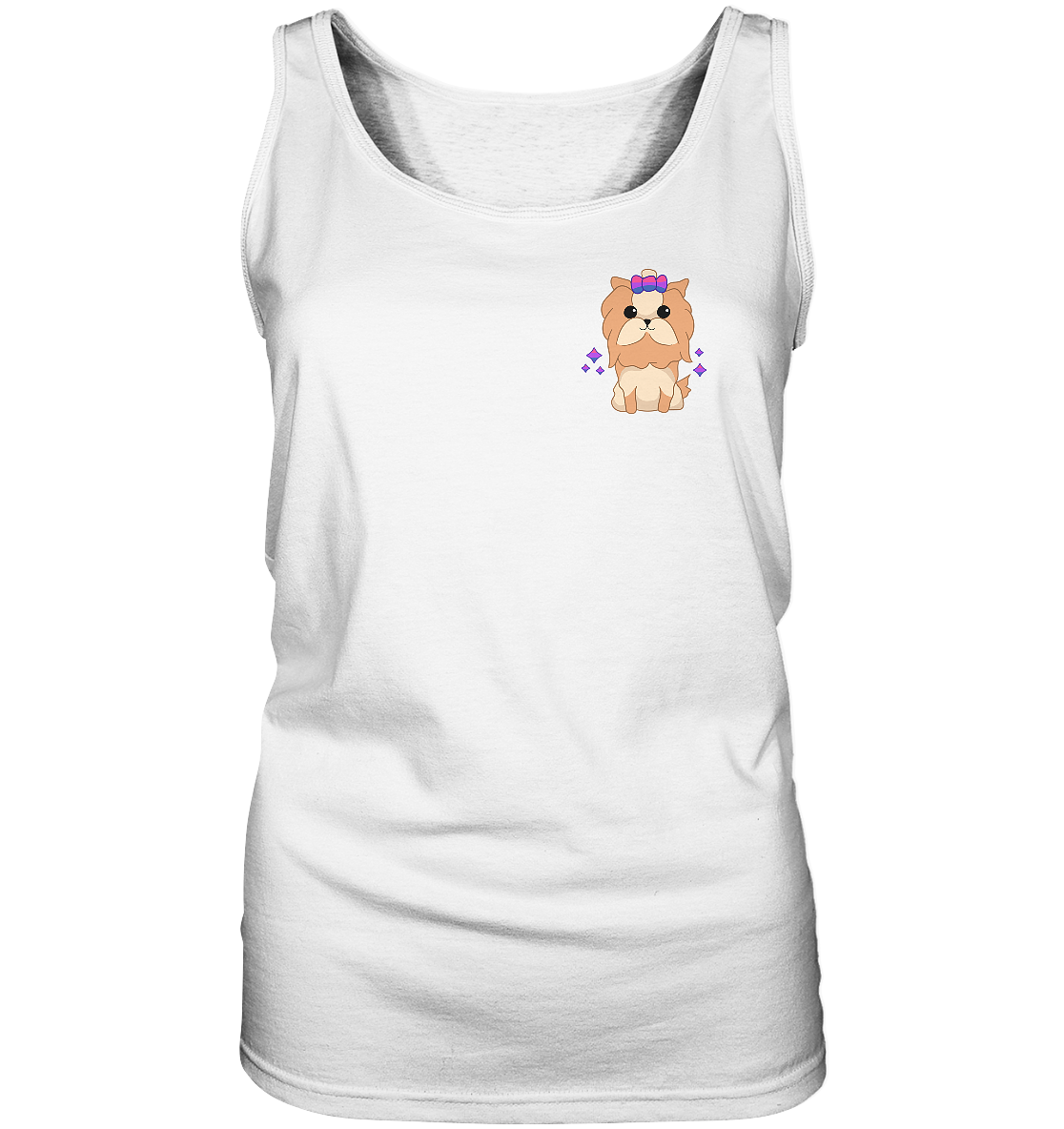 Cute Bisexual Dog “Frauen” Tank-Top