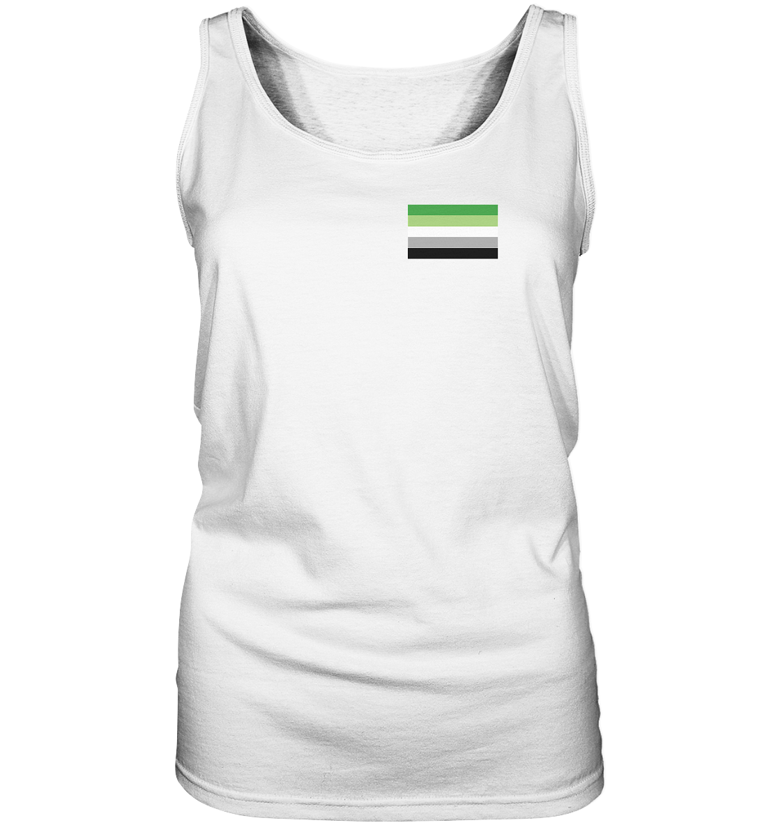 Aromantic Pride Flag “Frauen” Tank-Top