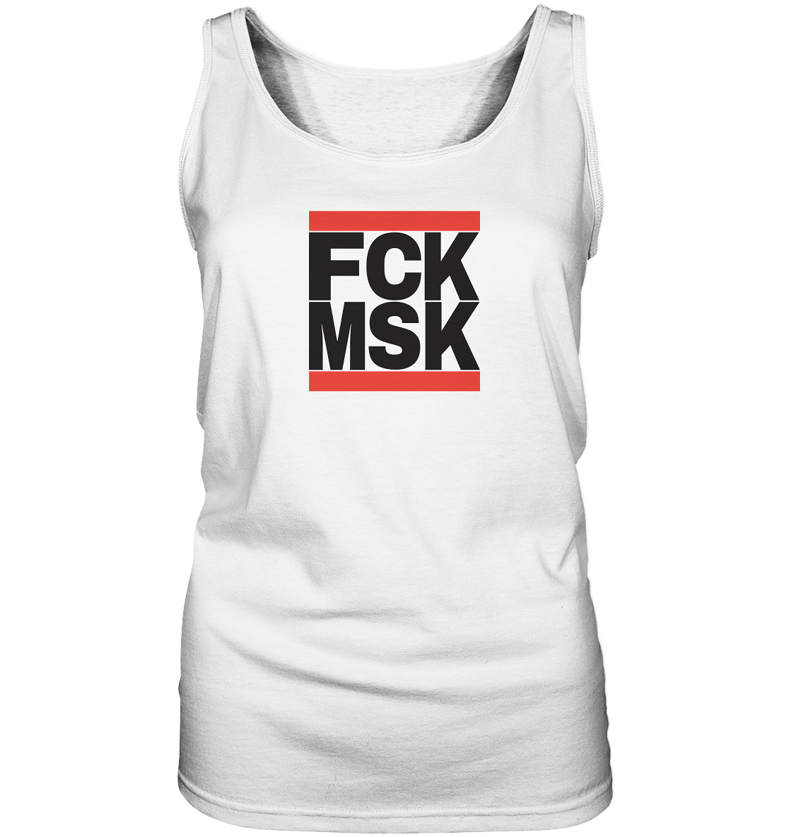 FCK MSK (schwarze Schrift) - “Frauen” Tank-Top