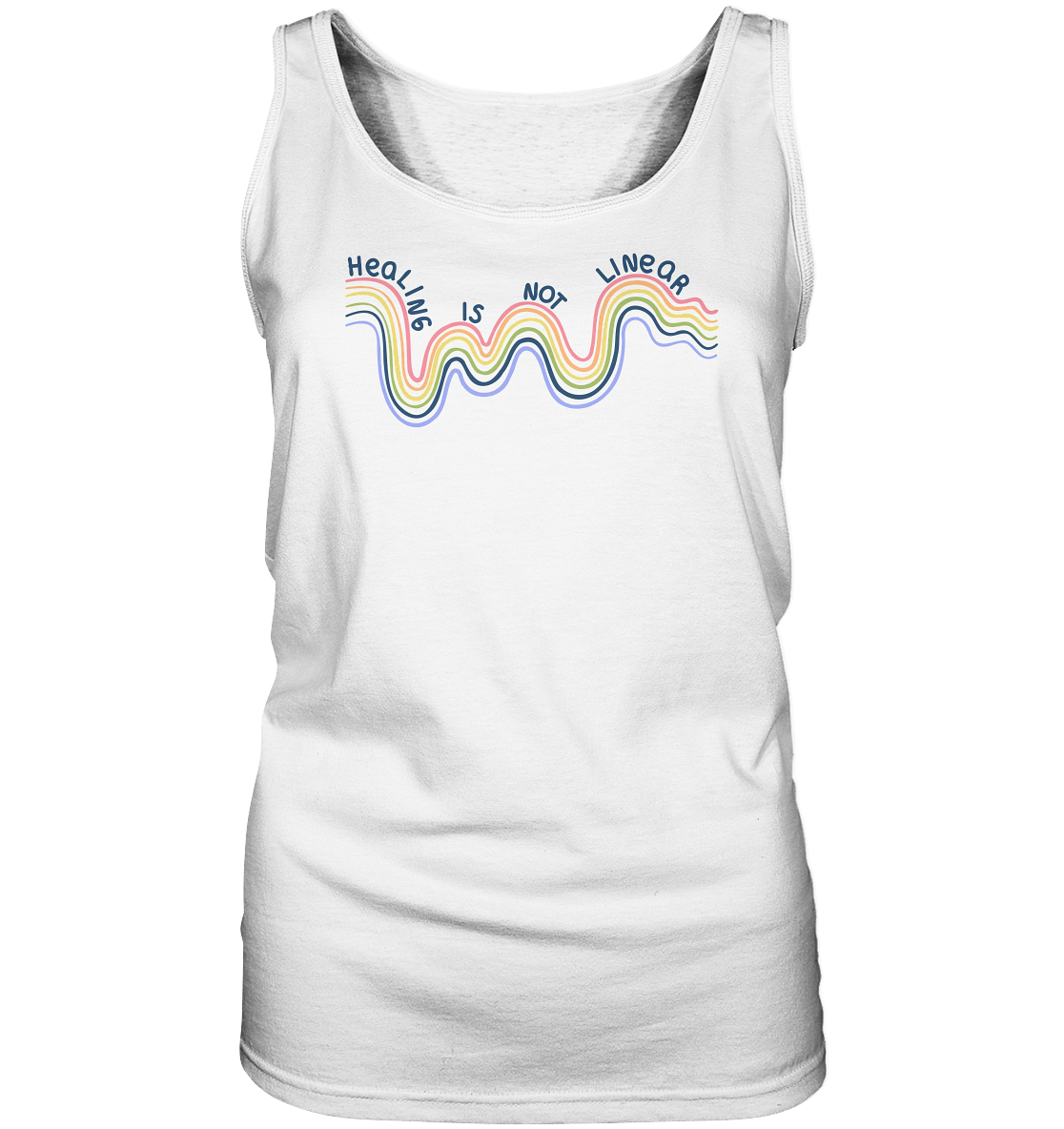 Healing is not Linear “Frauen” Tank-Top