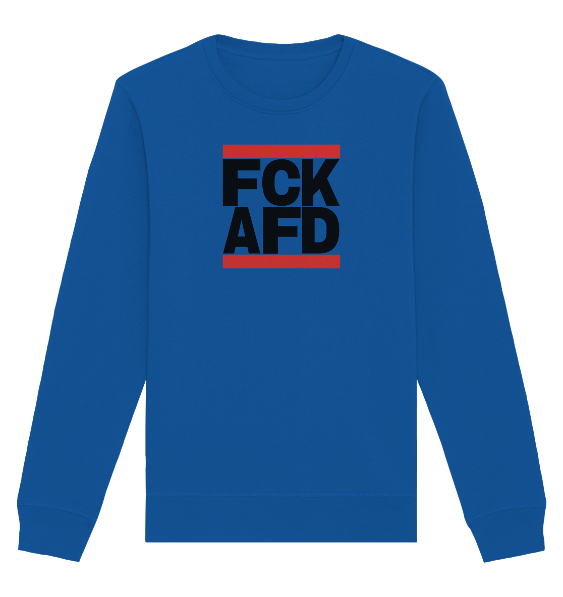 FCK AFD (schwarze Schrift) - Unisex Sweatshirt