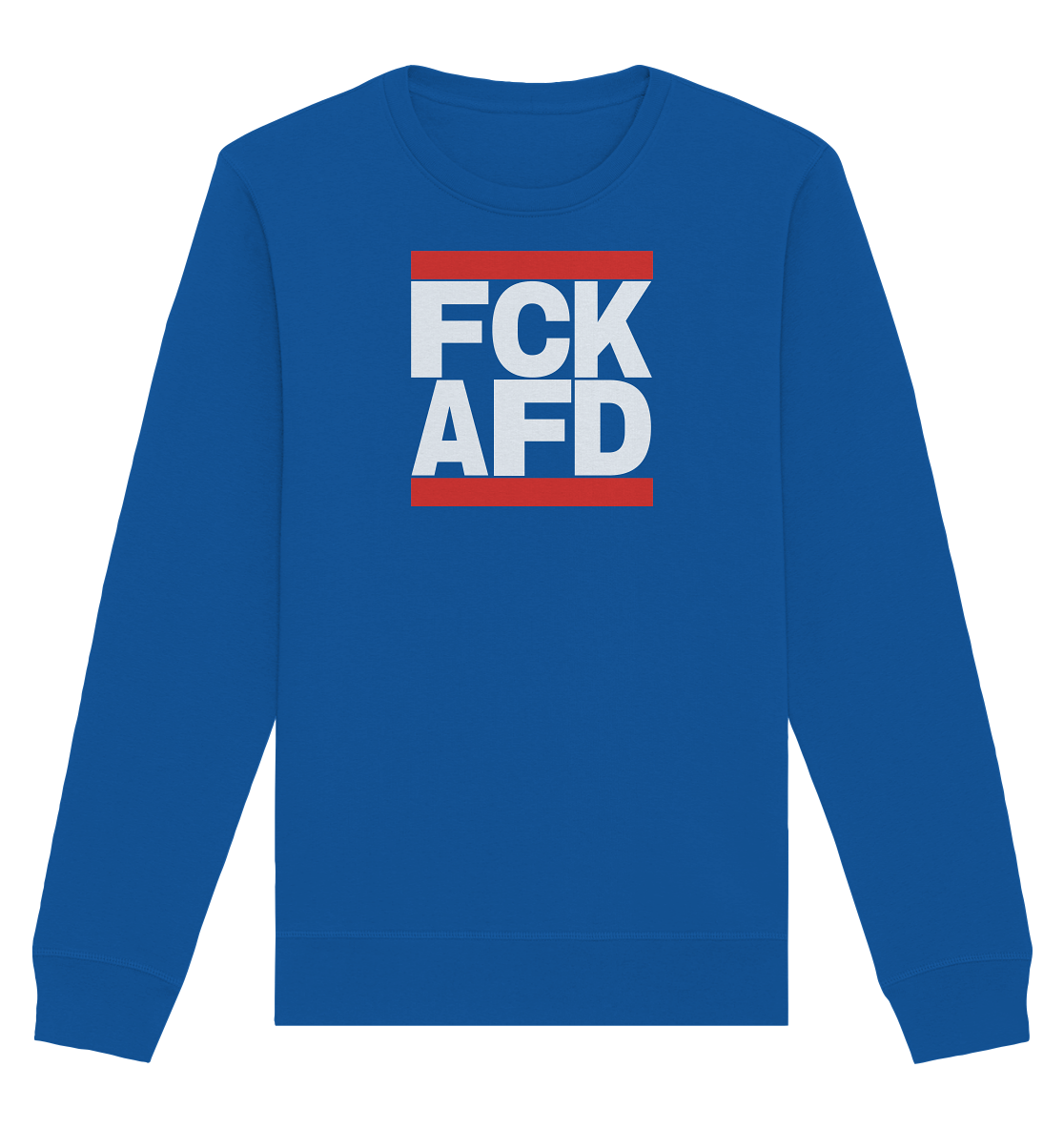 FCK AFD (weiße Schrift) - Unisex Sweatshirt