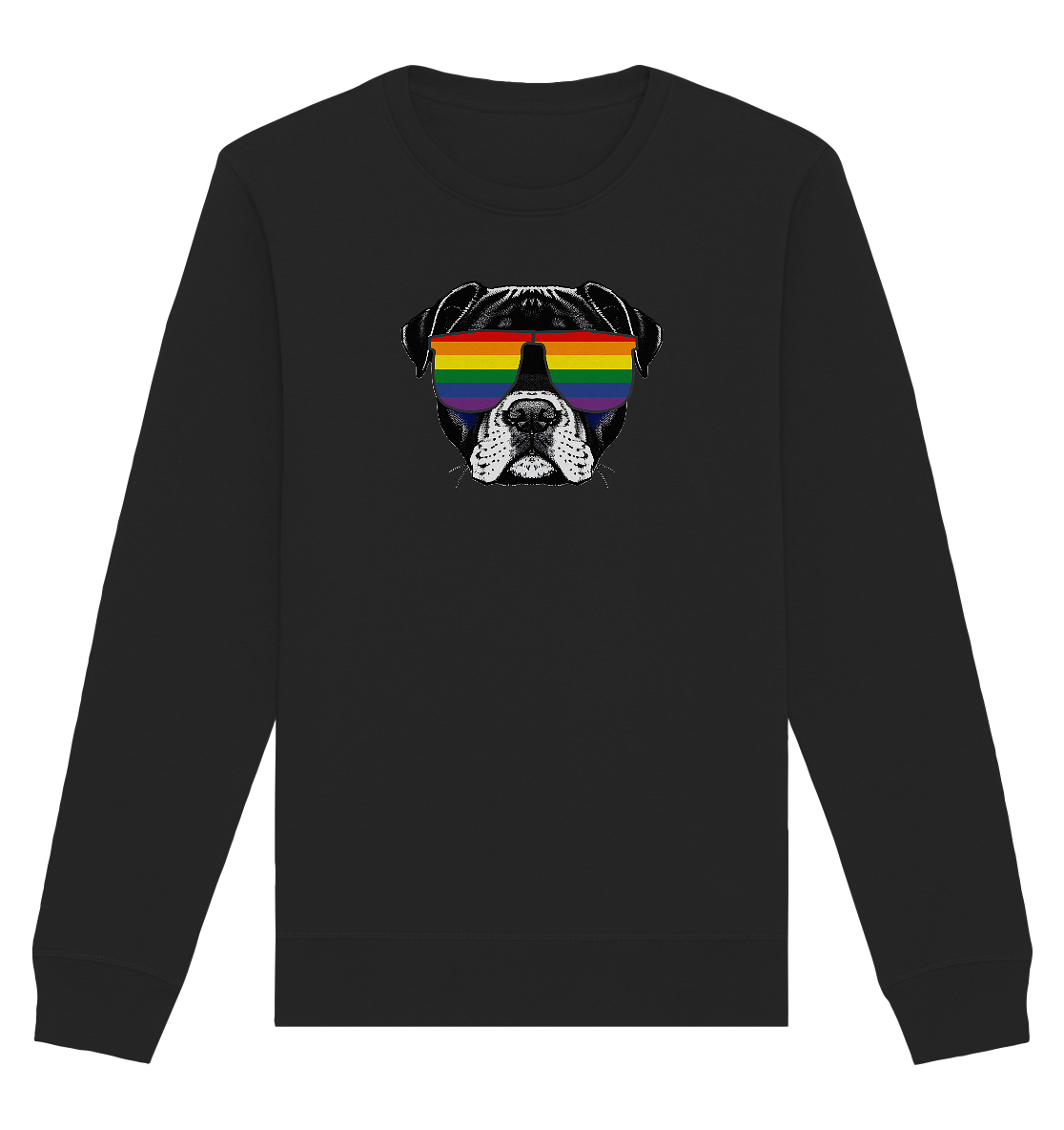 Regenbogen Doggo - Organic Basic Unisex Sweatshirt