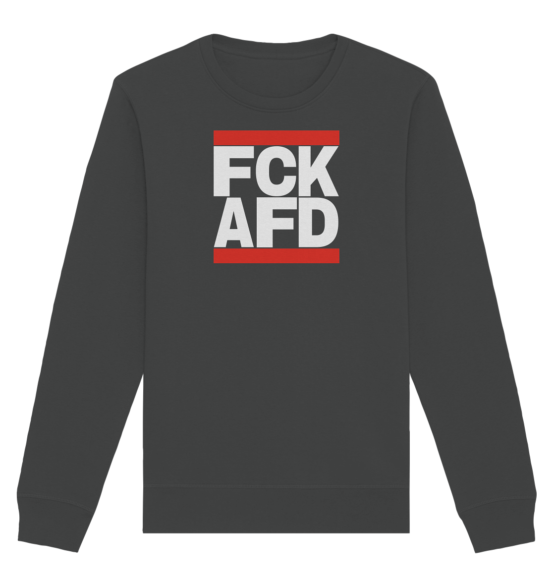 FCK AFD (weiße Schrift) - Unisex Sweatshirt