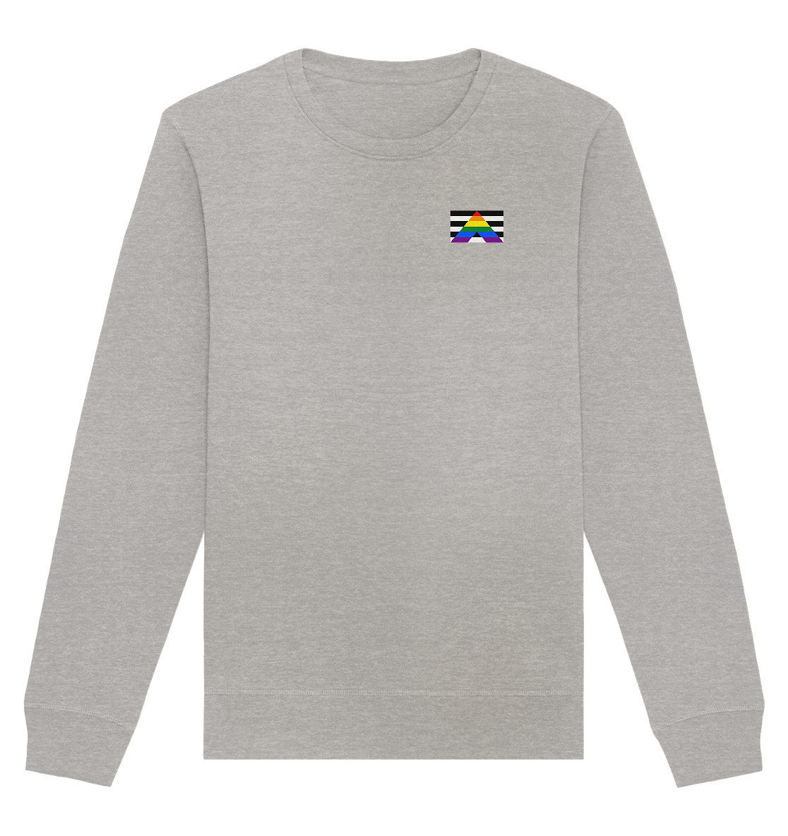 Straight Ally Pride Flag - Organic Basic Unisex Sweatshirt