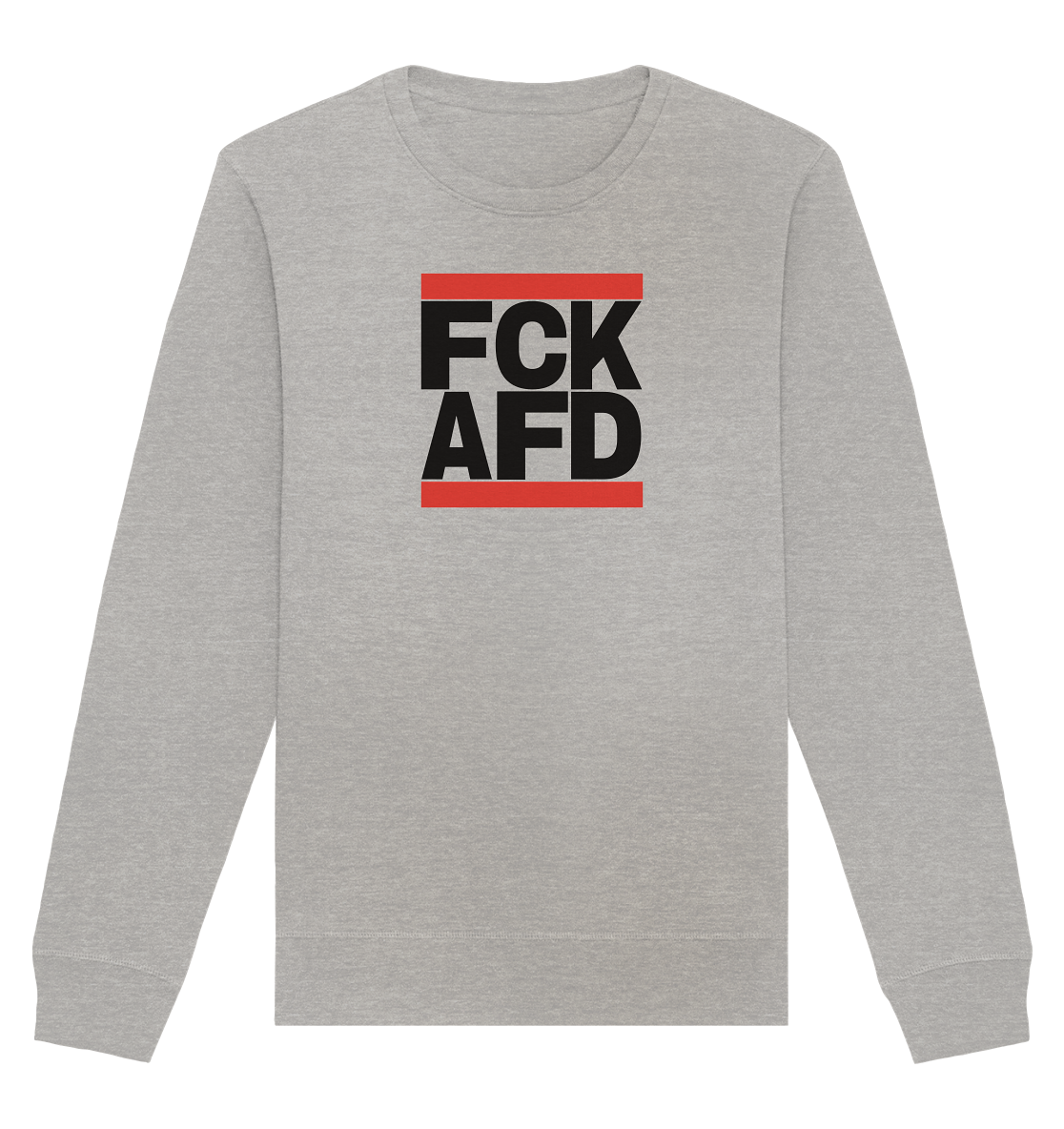 FCK AFD (schwarze Schrift) - Unisex Sweatshirt