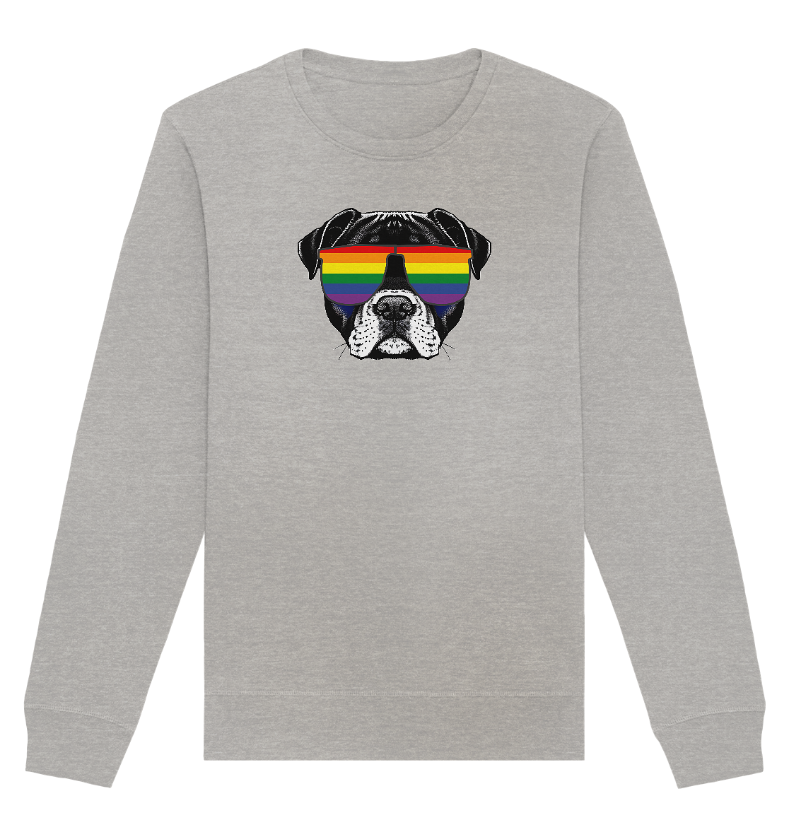 Regenbogen Doggo - Organic Basic Unisex Sweatshirt