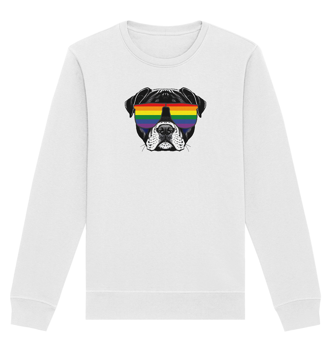 Regenbogen Doggo - Organic Basic Unisex Sweatshirt