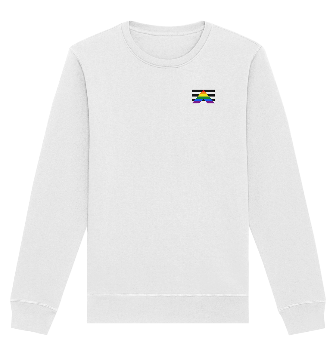 Straight Ally Pride Flag - Organic Basic Unisex Sweatshirt