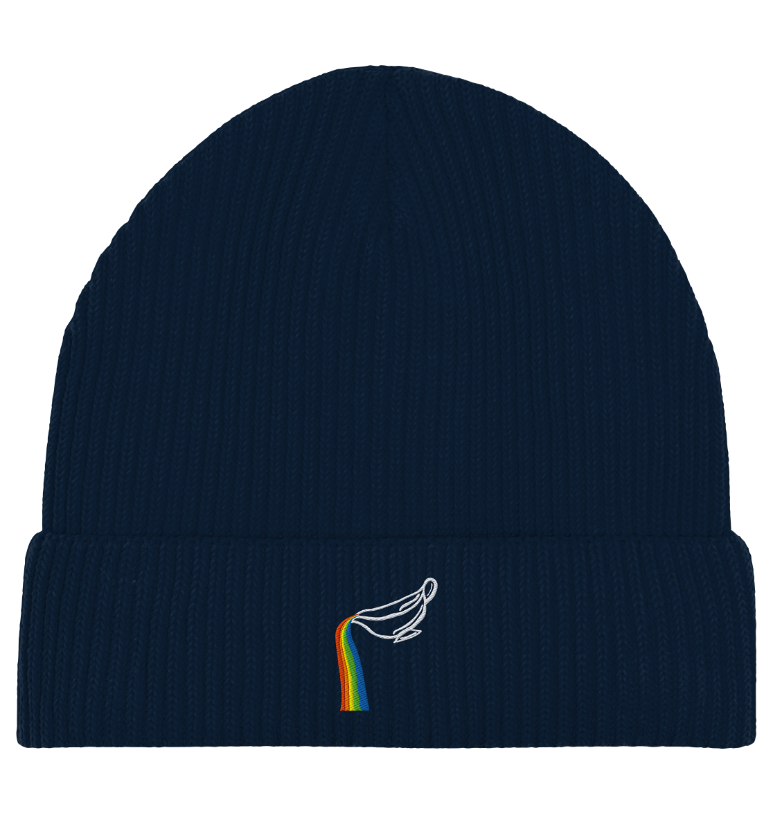 Regenbogen-Soße Einmal Fisherman Beanie