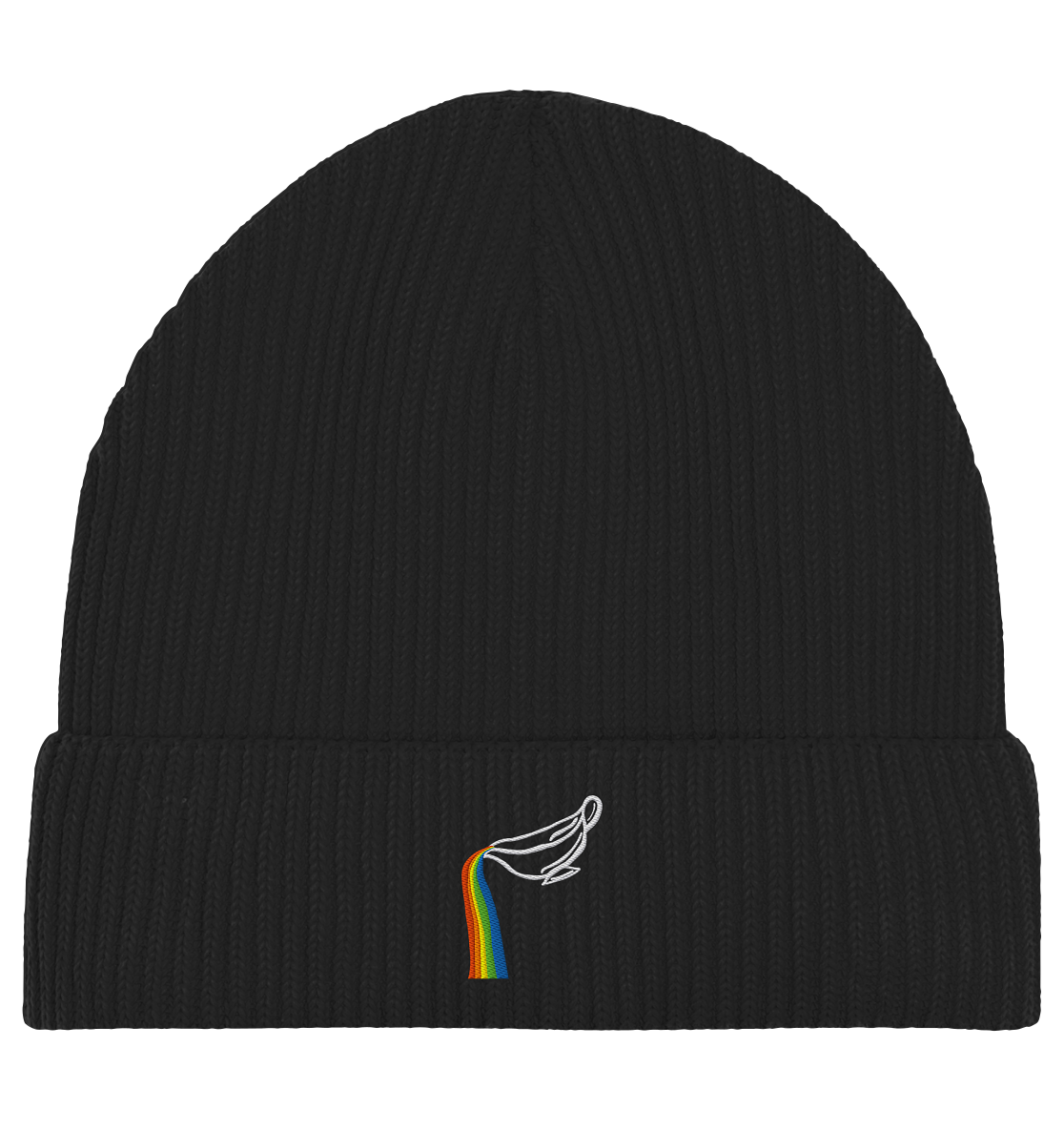 Regenbogen-Soße Einmal Fisherman Beanie