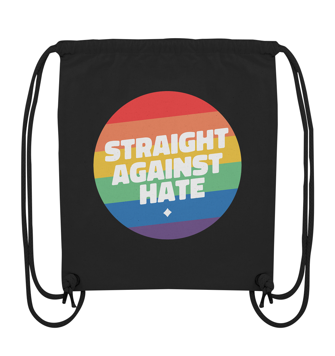 Straight Against Hate Badge Turnbeutel