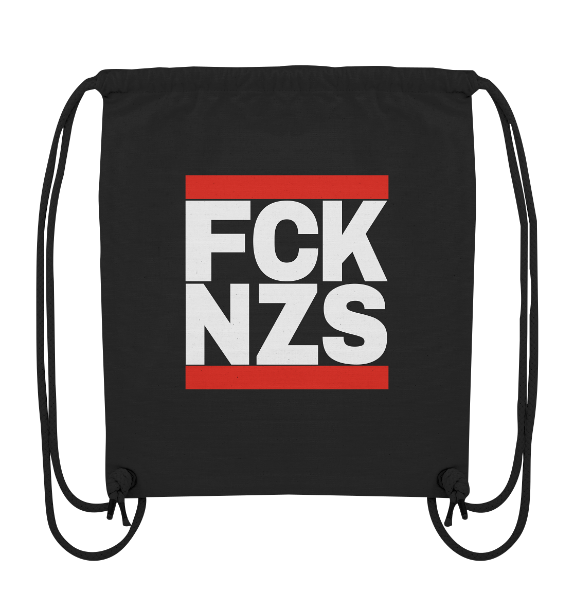 FCK NZS (weiße Schrift) - Turnbeutel