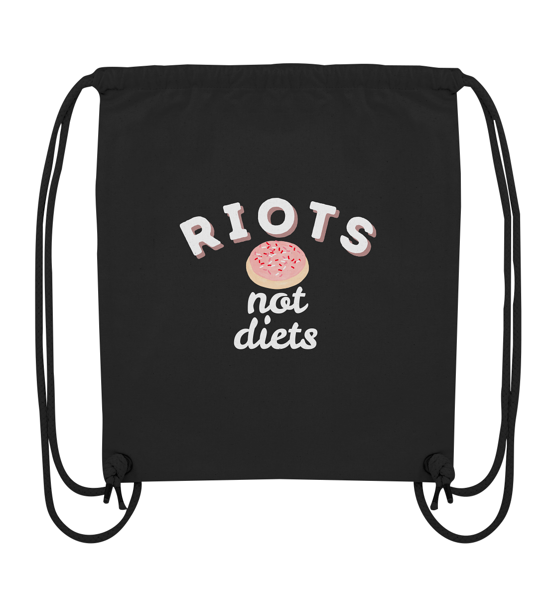 Riots not Diets - Organic Gym-Bag