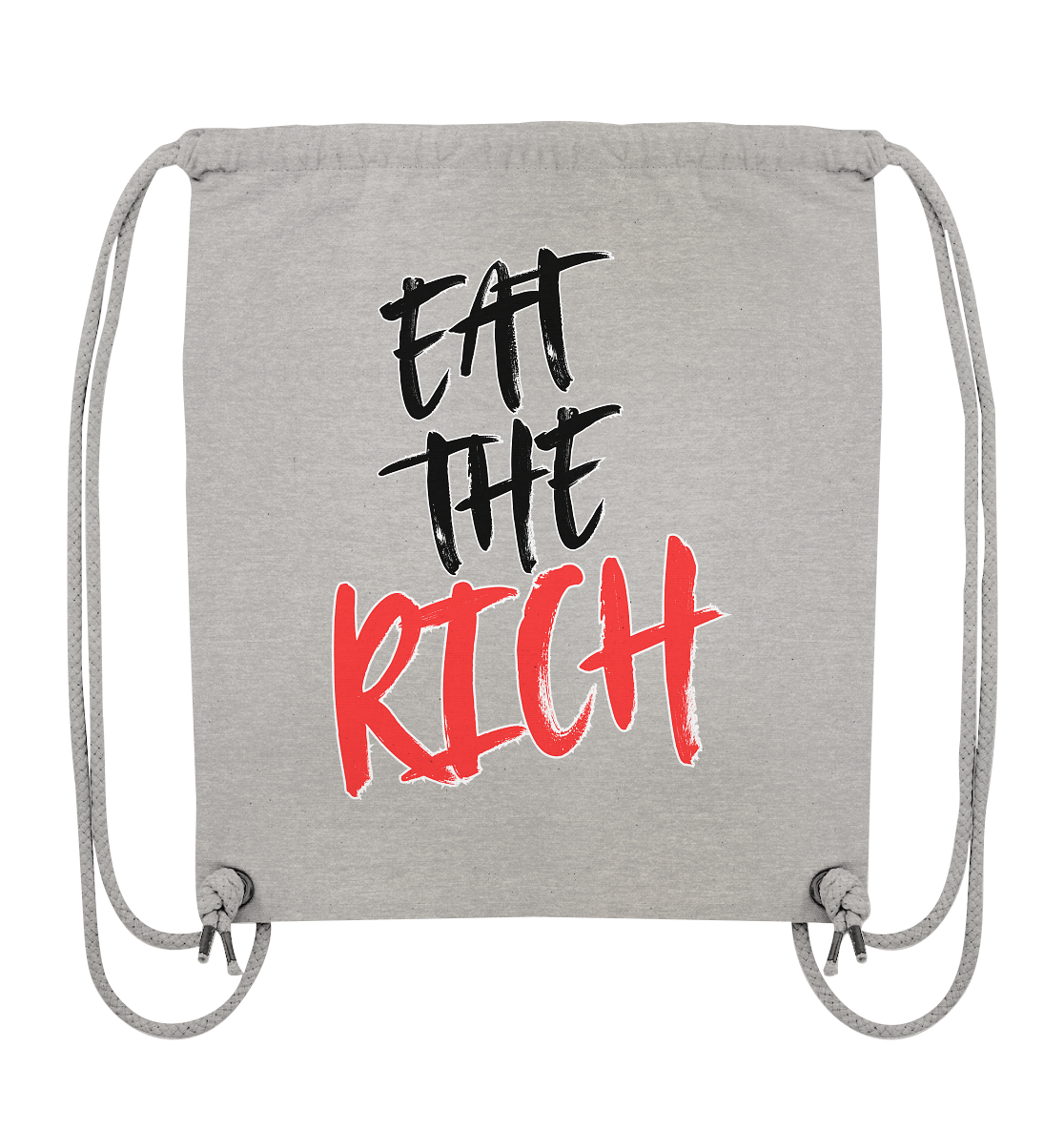 Eat the Rich "Skull Edition" Backprint - Organic Gym-Bag