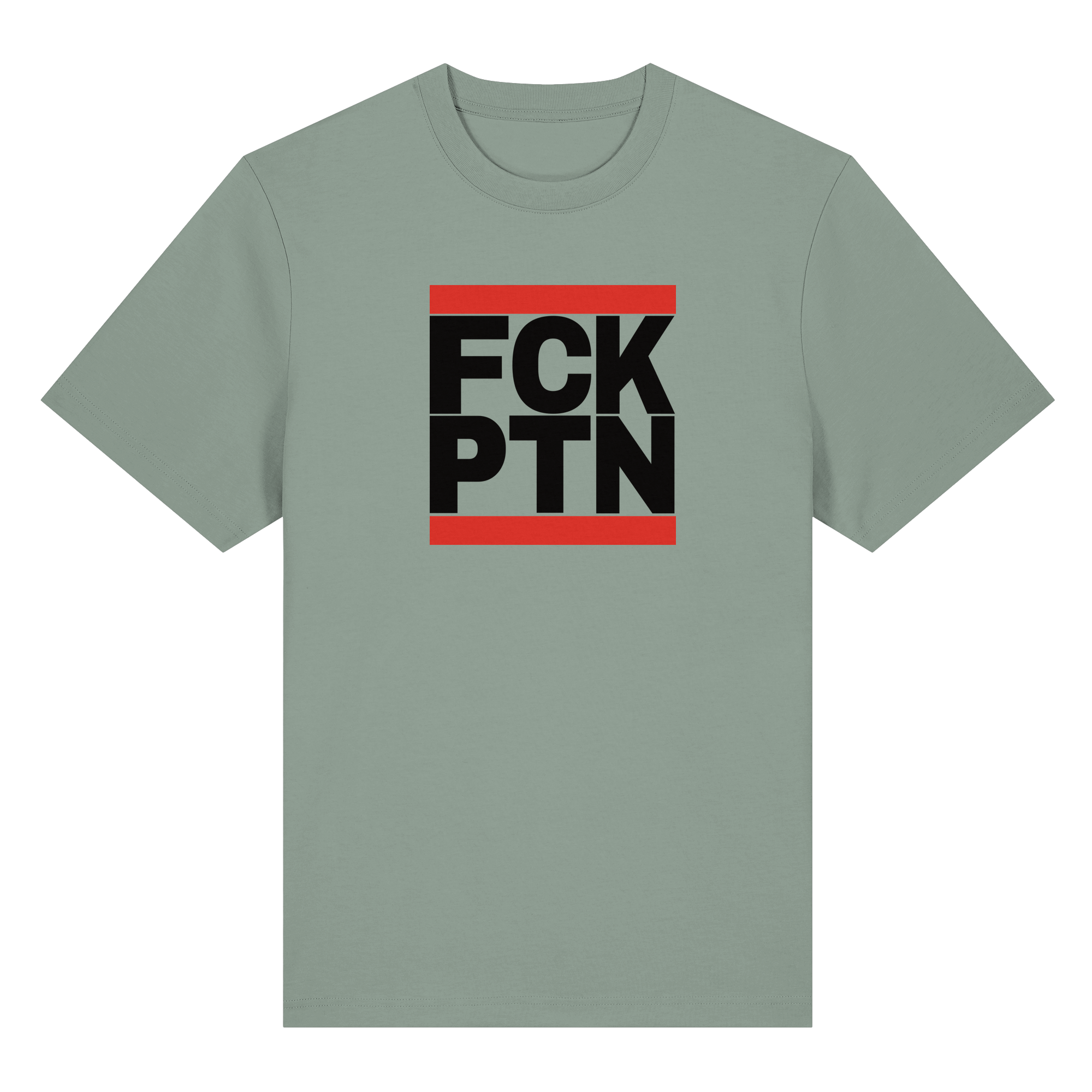 FCK PTN (schwarze Schrift) - Organic Heavy T-Shirt