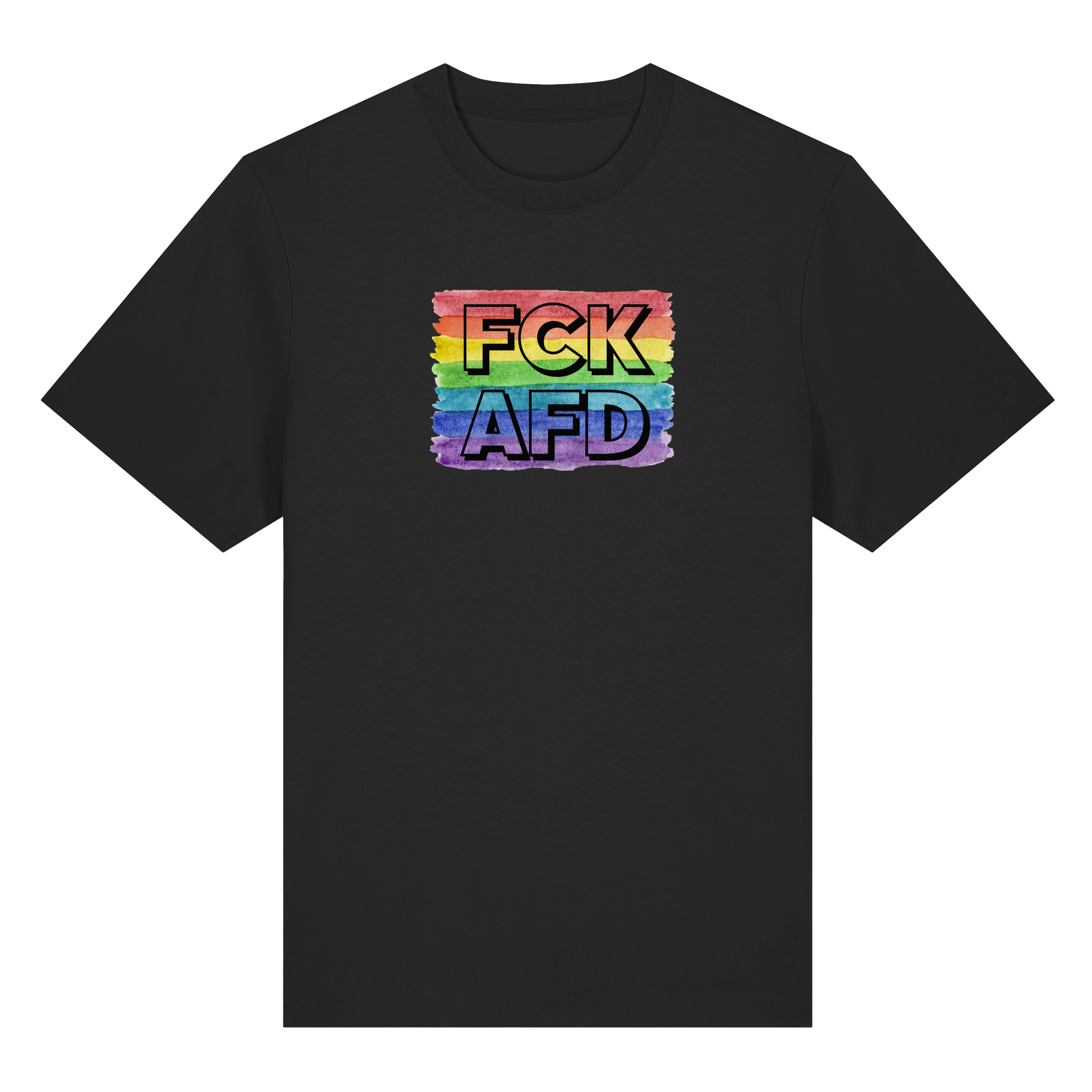 FCK AFD "Rainbow Resistance Edition" - Organic Heavy T-Shirt