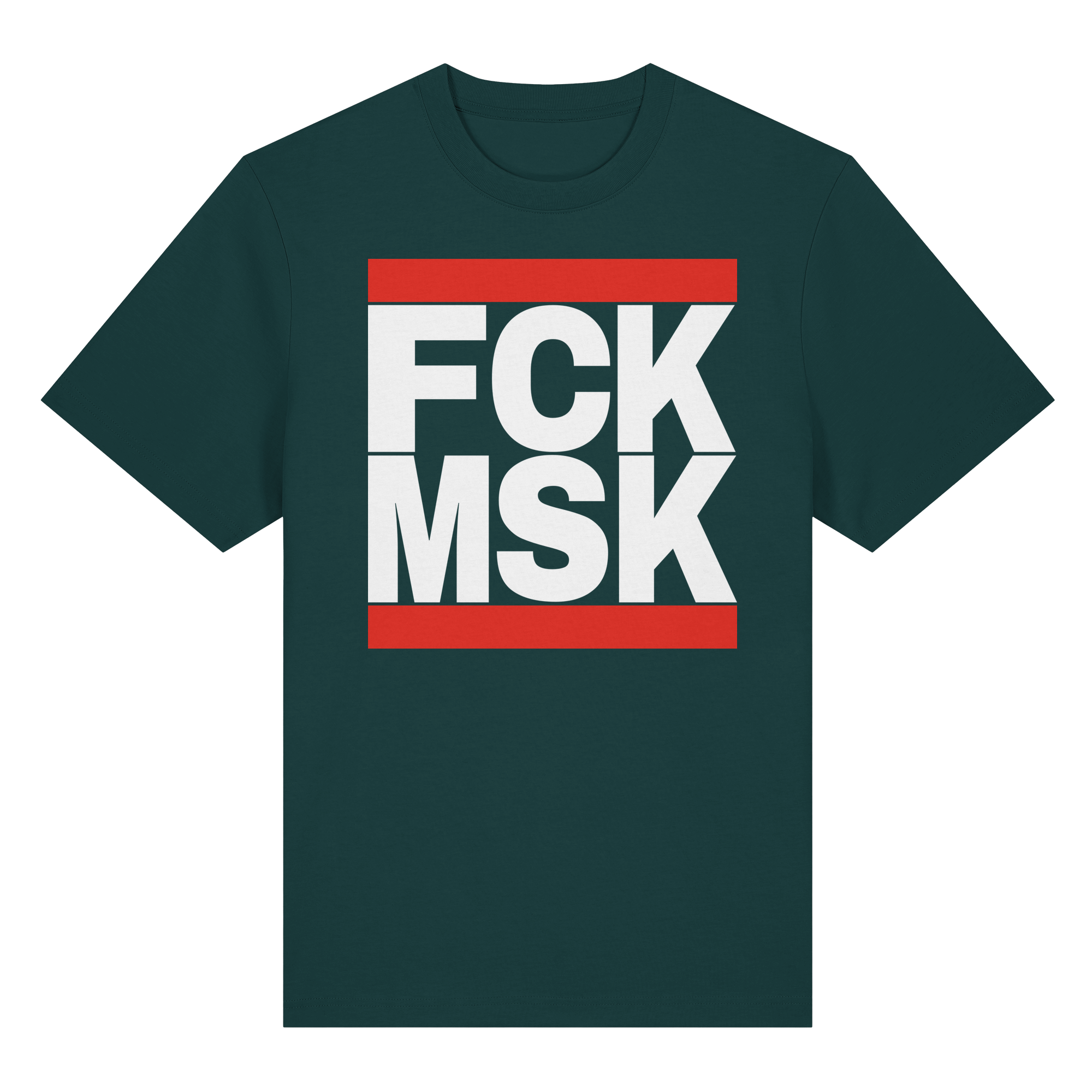 FCK MSK (weiße Schrift) - Heavy T-Shirt