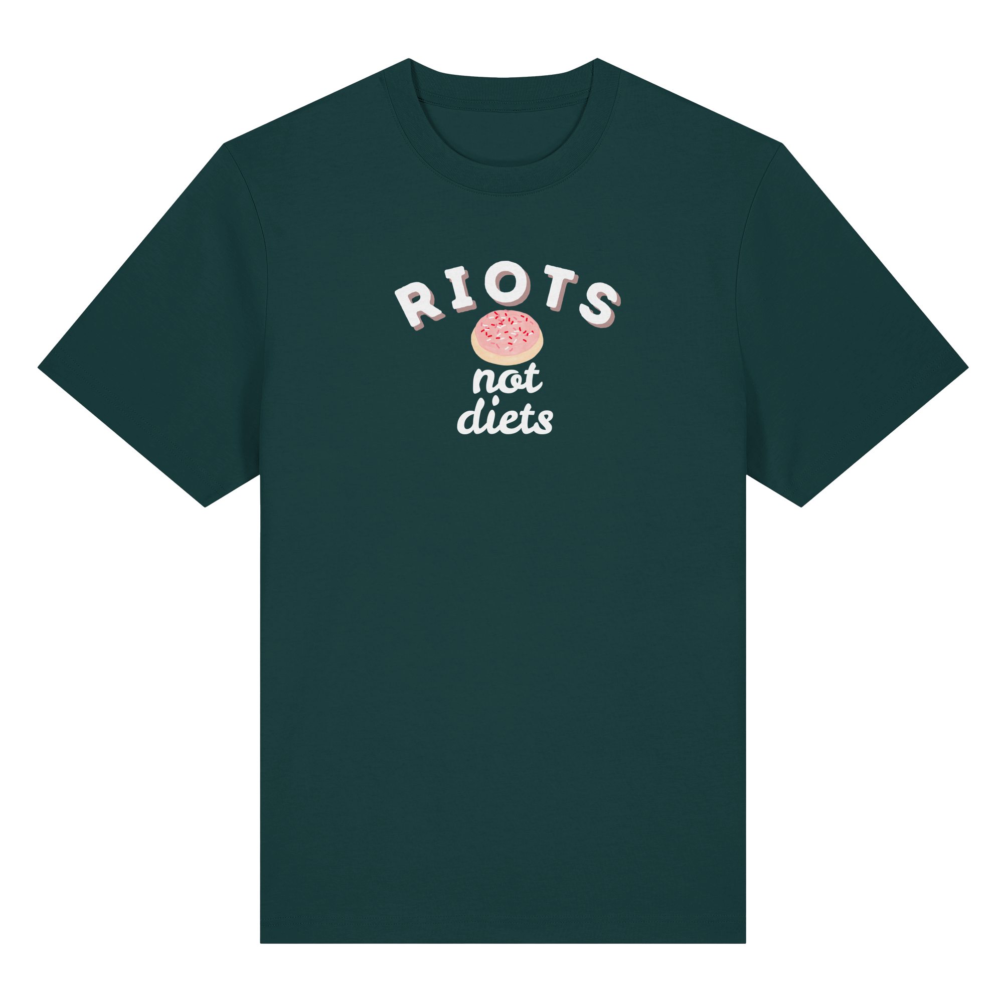 Riots not Diets - Organic Heavy T-Shirt