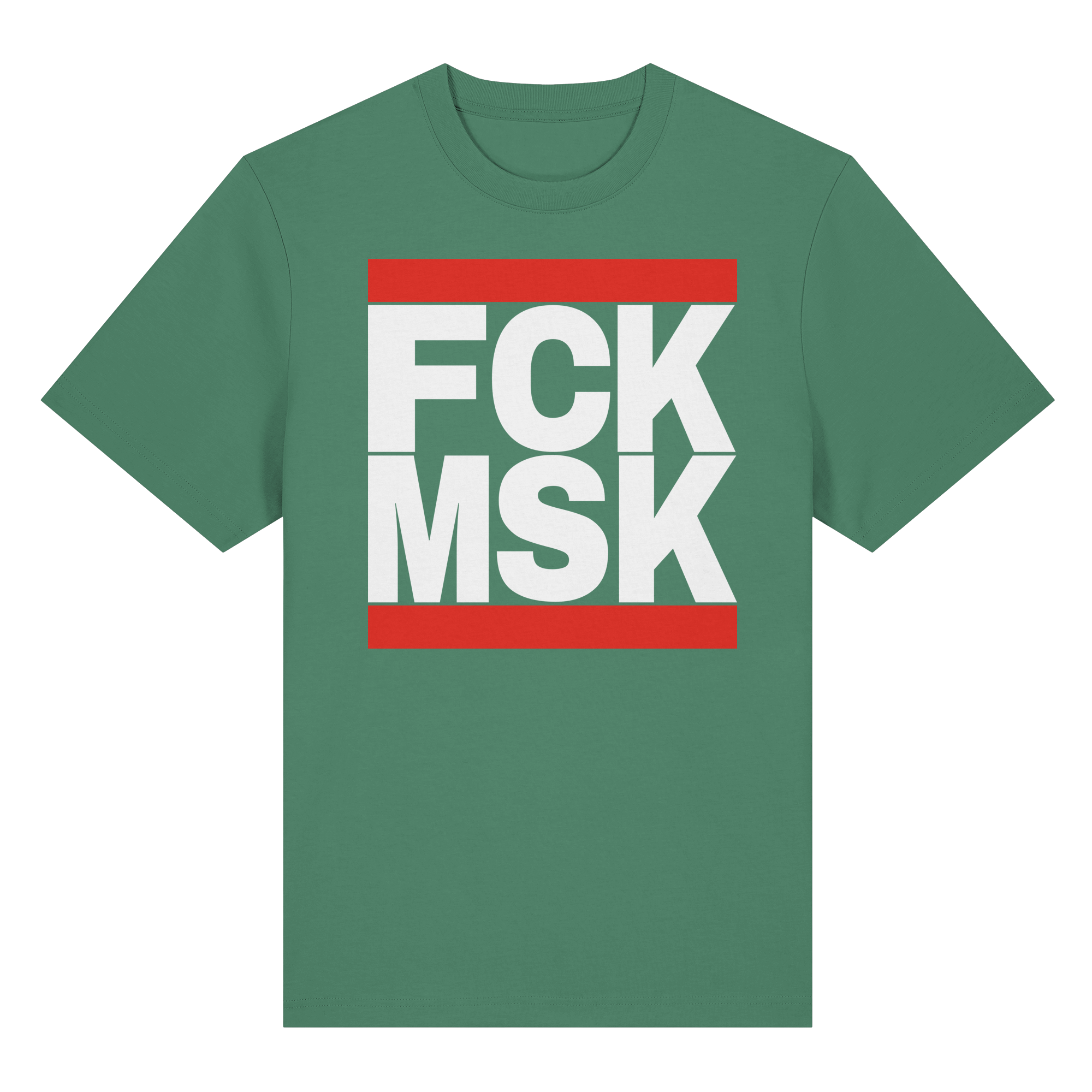 FCK MSK (weiße Schrift) - Heavy T-Shirt