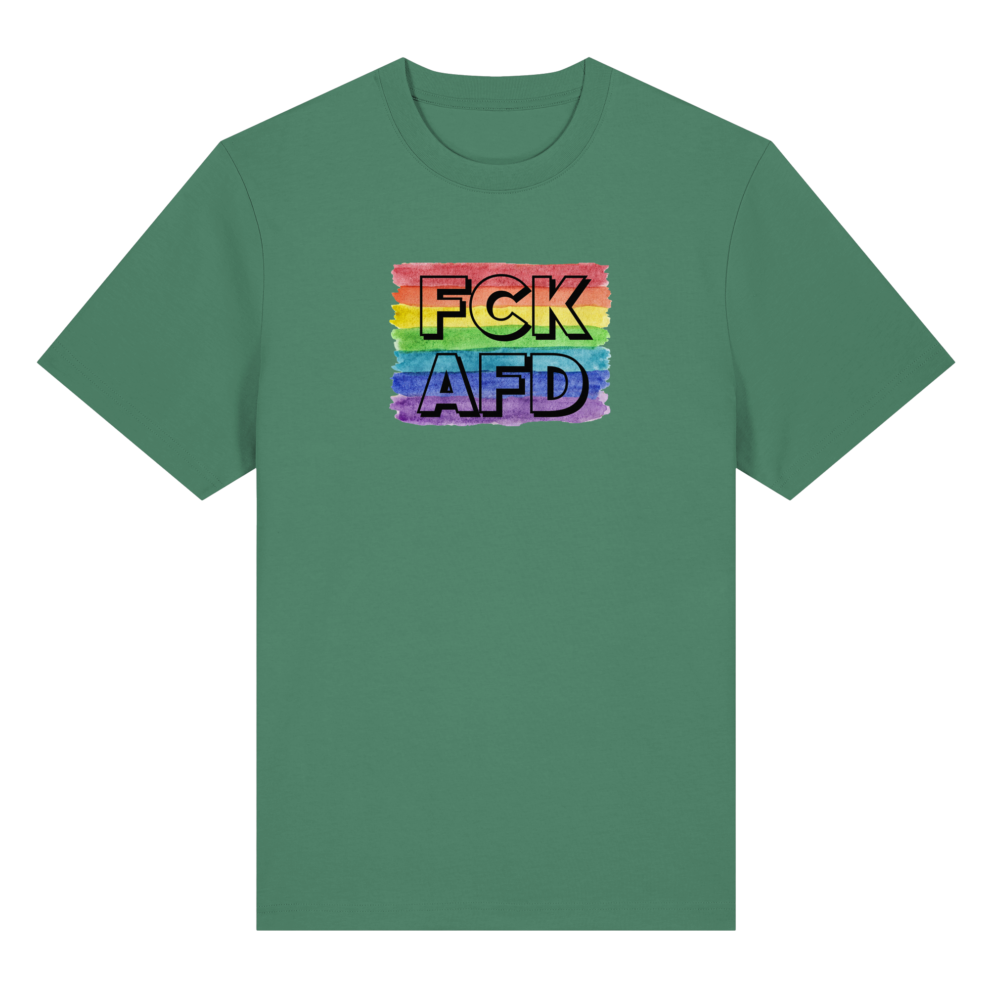 FCK AFD "Rainbow Resistance Edition" - Organic Heavy T-Shirt