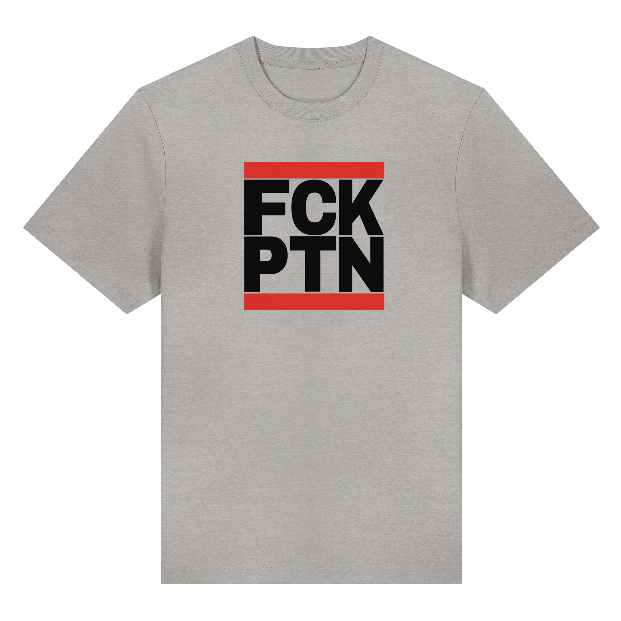 FCK PTN (schwarze Schrift) - Organic Heavy T-Shirt