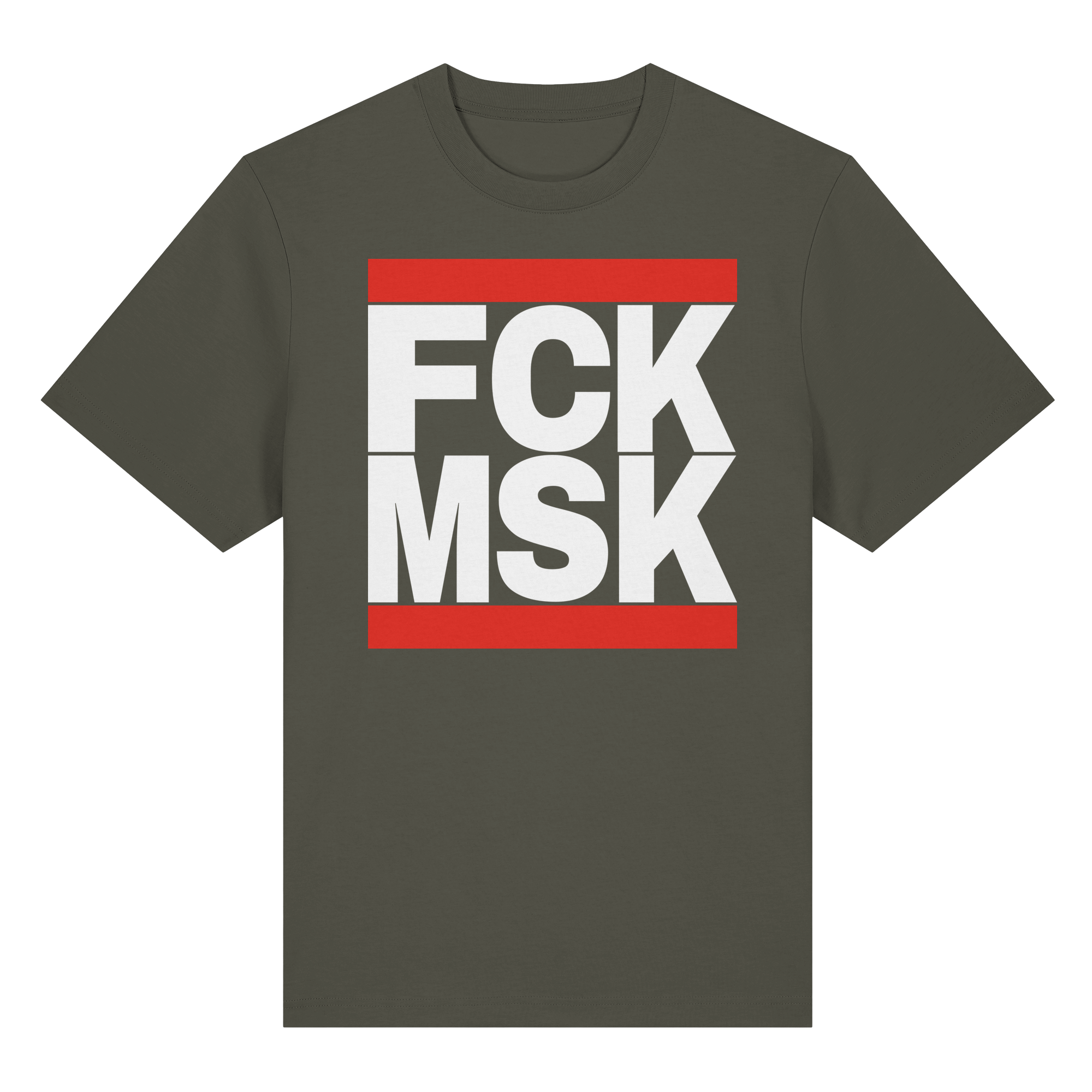 FCK MSK (weiße Schrift) - Heavy T-Shirt