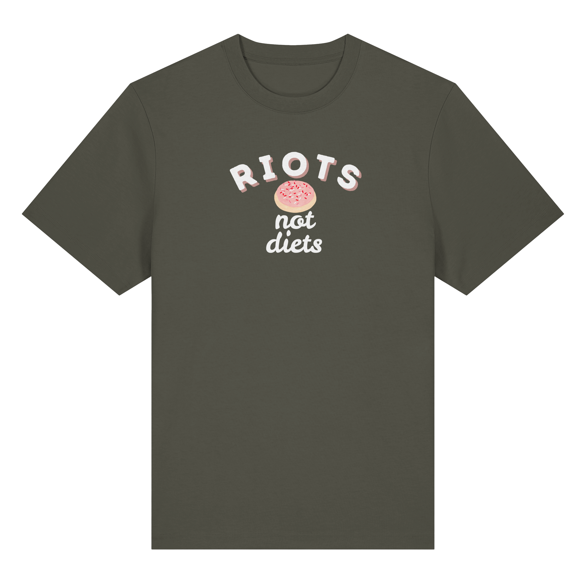 Riots not Diets - Organic Heavy T-Shirt